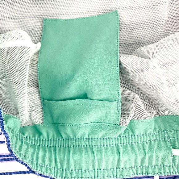 BONOBOS Banzai 7-Inch Stripe E-Waist Swim Trunks - Picture 6 of 15